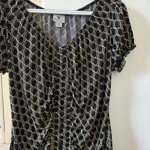 Shirt sleeved business blouse